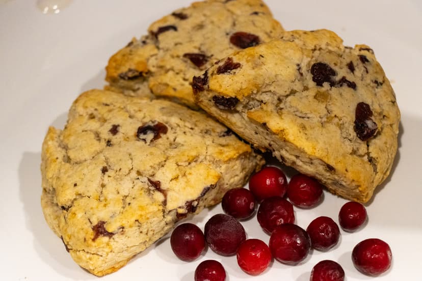 Cranberry Ginger Scones
